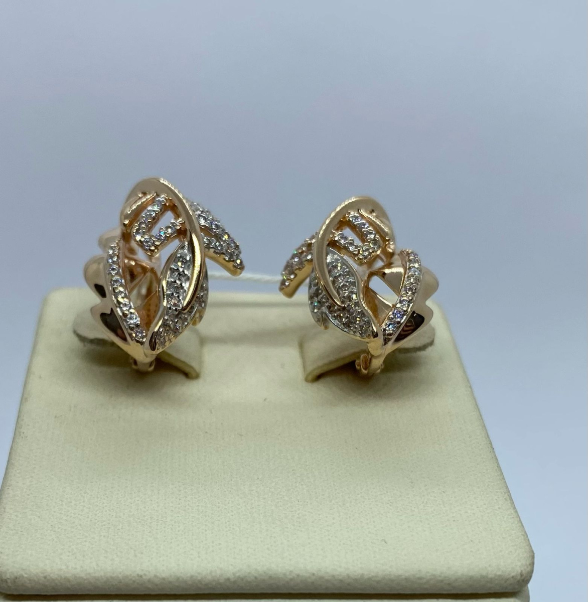 СЕРЬГИ С КАМНЯМИ (Au 585)