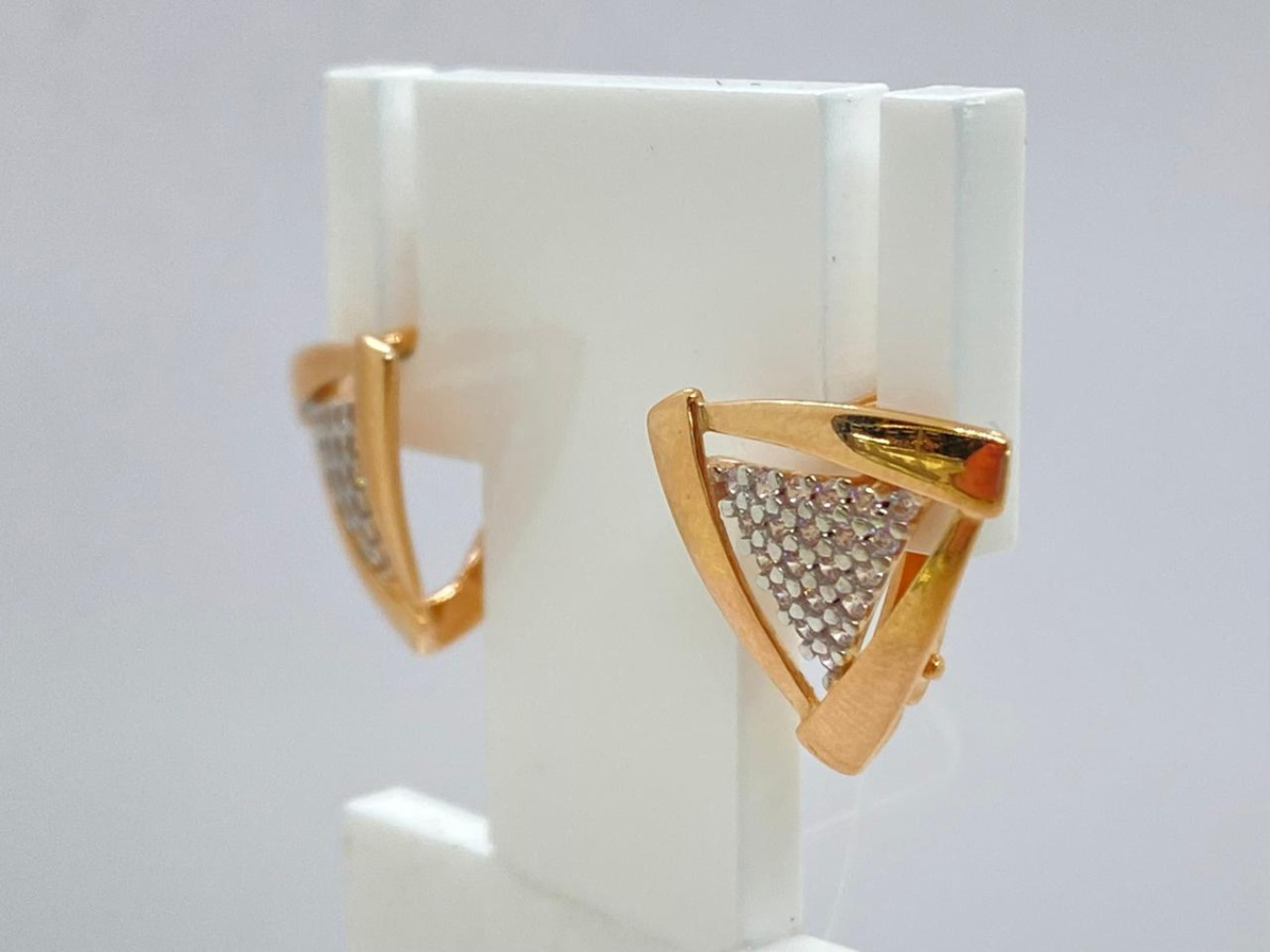 СЕРЬГИ С КАМНЯМИ (Au 585)