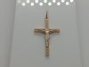 1990М ПОДВЕСКА КРЕСТ без камня (Au 585)