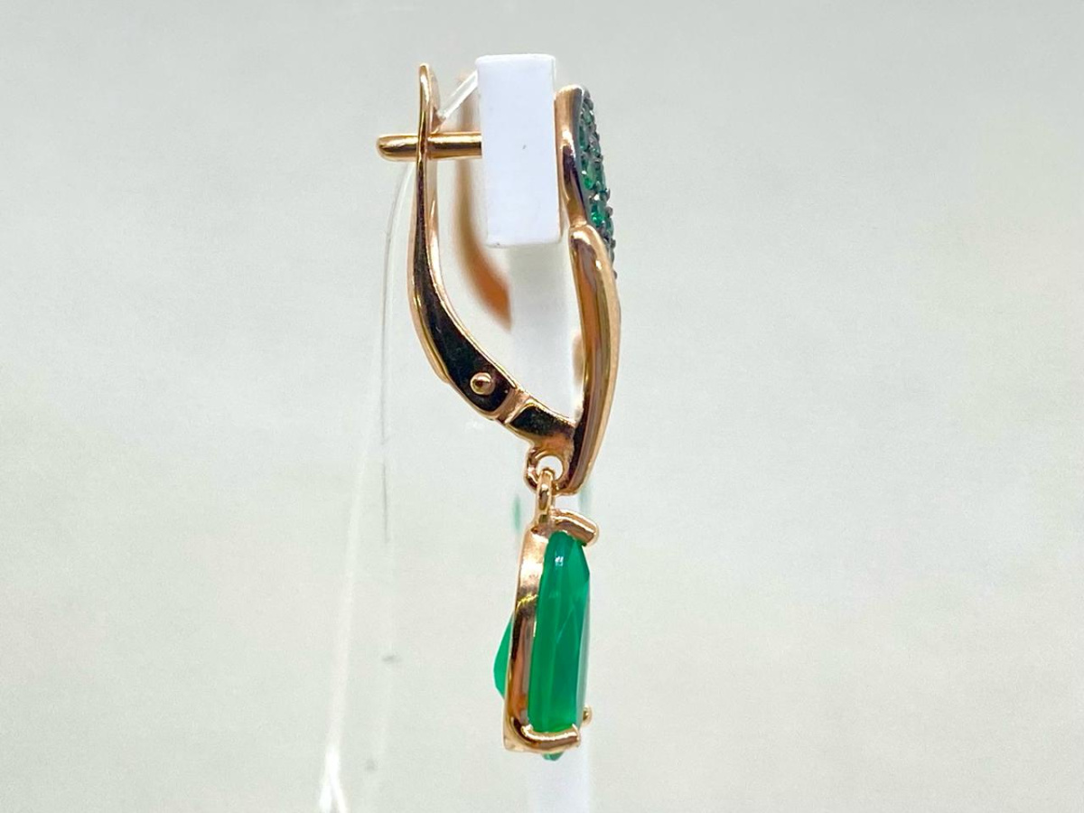 51-321-01556-2 СЕРЬГИ С КАМНЯМИ (Au 585)