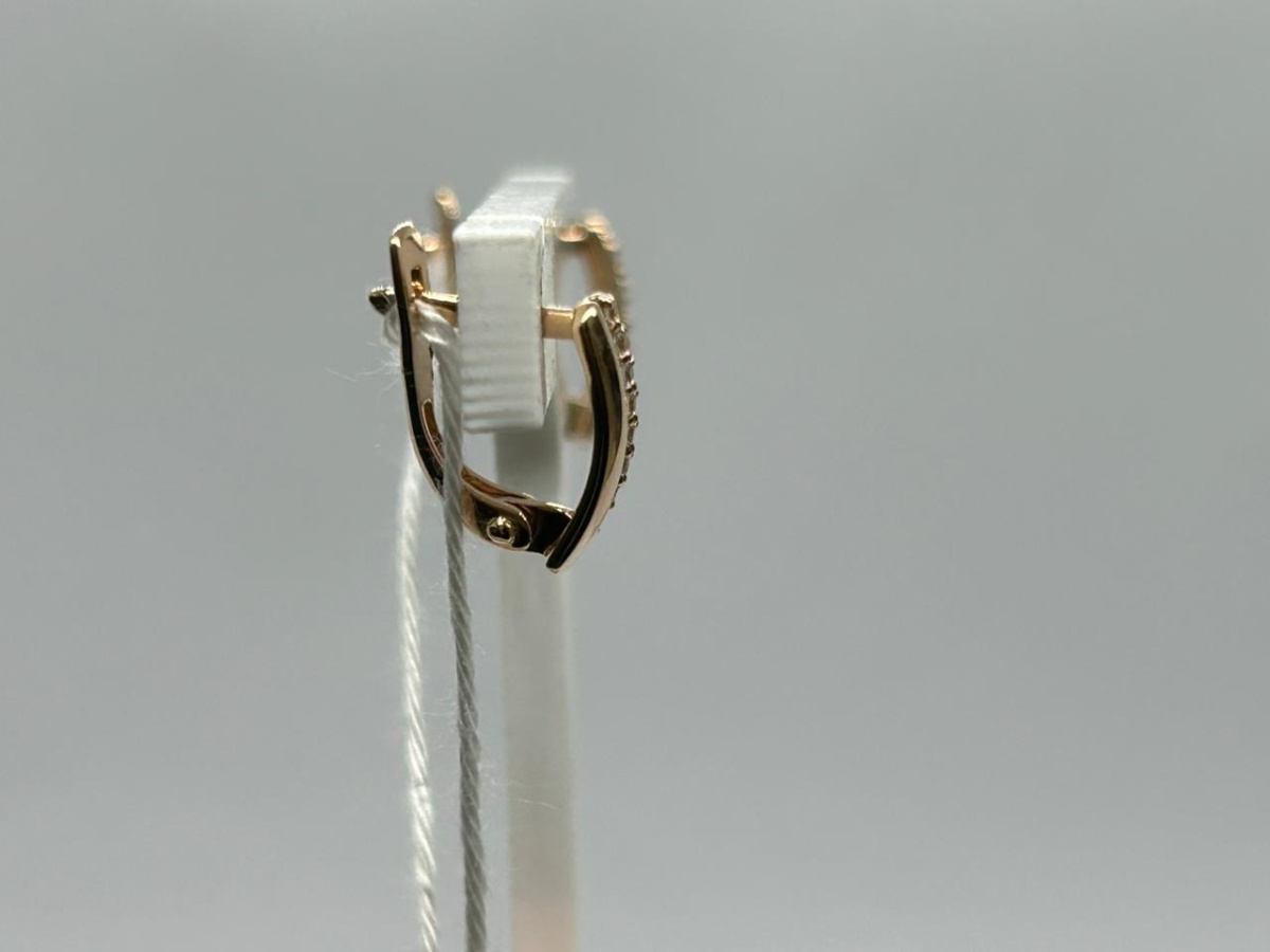 СКМИ585 СЕРЬГИ С КАМНЯМИ (Au 585)