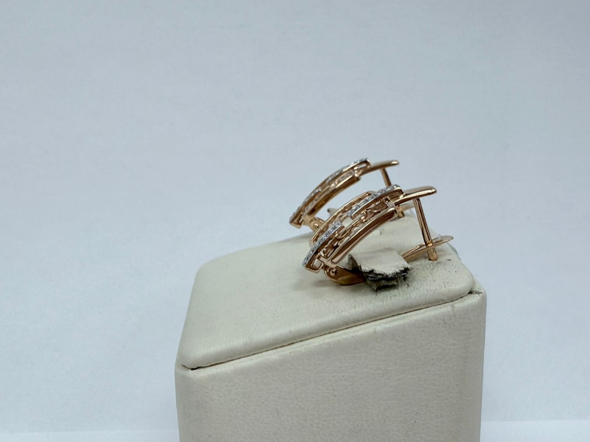 СЕРЬГИ С КАМНЯМИ (Au 585)