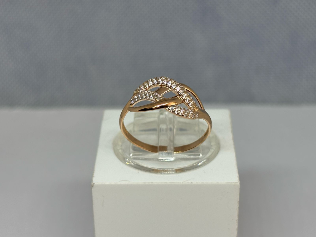 КОЛКМИ585 КОЛЬЦО С КАМНЯМИ (Au 585)