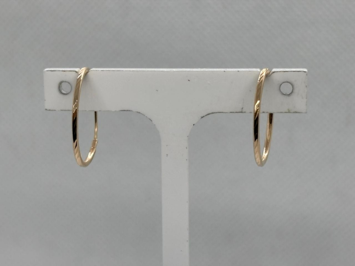 СЕРЬГИ КОНГО без камня (Au 585)