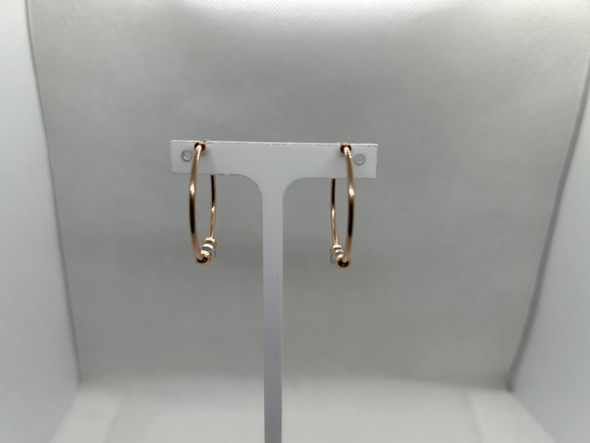 СЕРЬГИ КОНГО без камня (Au 585)