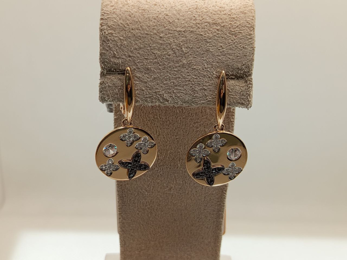 СЕРЬГИ С КАМНЯМИ (Au 585)