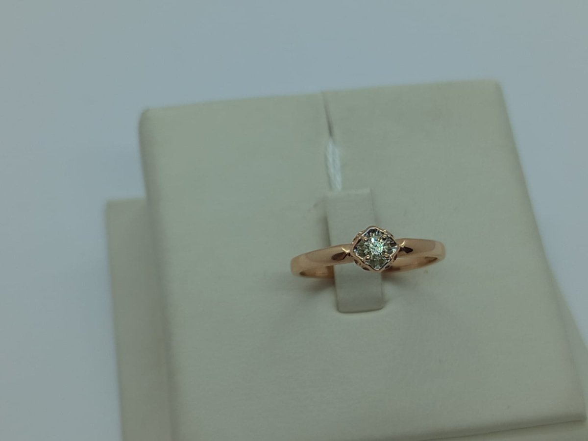 КОЛЬЦО БРИЛЛИАНТ Au 585