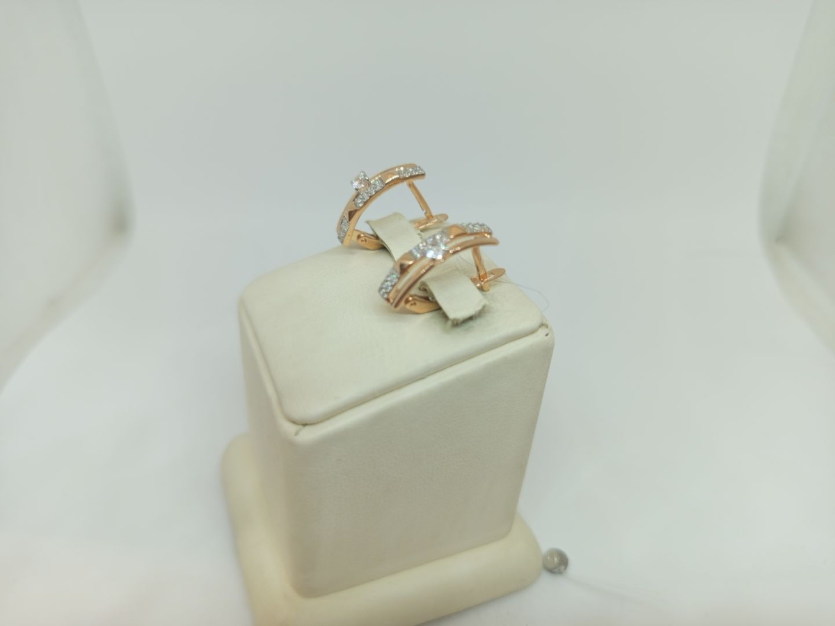 СЕРЬГИ С КАМНЯМИ (Au 585)