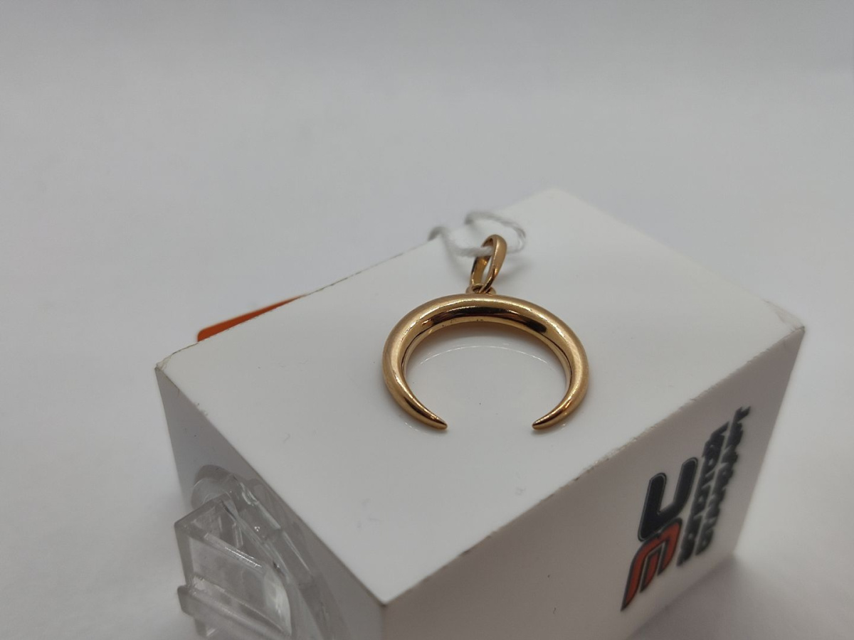 ПОДПБК585 ПОДВЕСКА ПОЛУМЕСЯЦ БЕЗ КАМНЯ (Au 585)