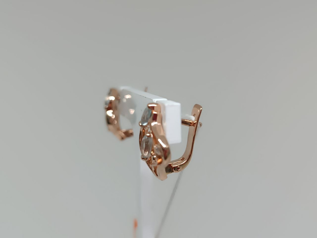 СЕРЬГИ С КАМНЯМИ (Au 585)