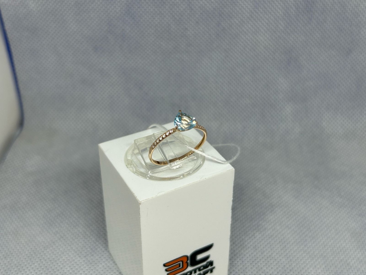 КОЛКМИ585 КОЛЬЦО С КАМНЯМИ (Au 585)