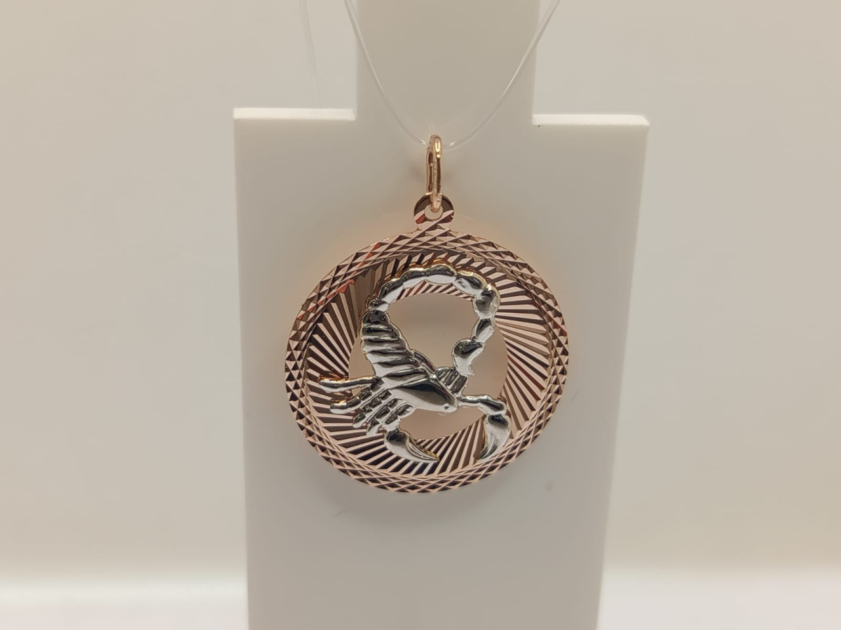 ПОДВЕСКА ЗНАК ЗОДИАКА СКОРПИОН (Au 585)