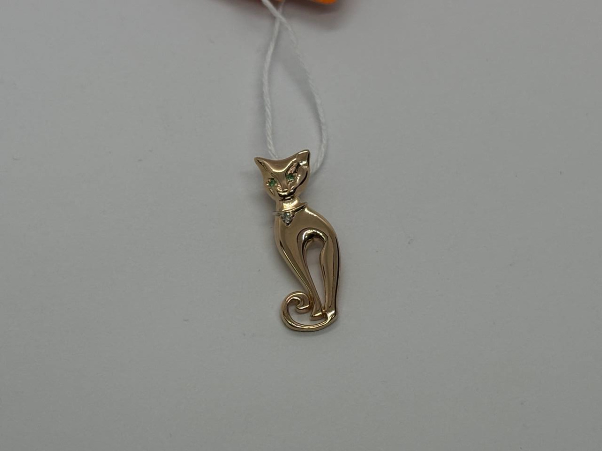 ПОДКМИ585 ПОДВЕСКА С КАМНЯМИ (Au 585)