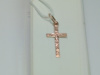 ПОДВЕСКА КРЕСТ БЕЗ КАМНЯ (Au 585)