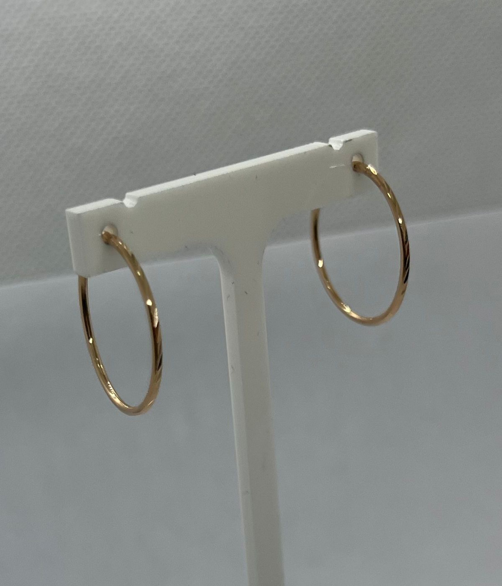 СЕРЬГИ КОНГО без камня (Au 585)