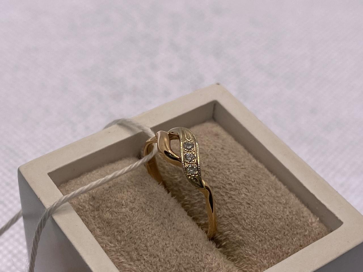 КОЛЬЦО БРИЛЛИАНТ Au 585