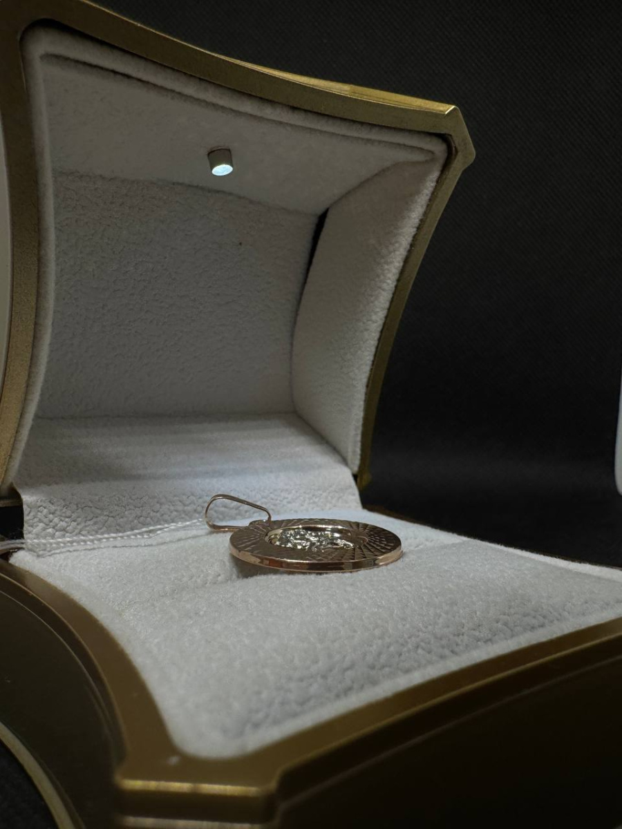 ПОДВЕСКА ЗНАК ЗОДИАКА БЛИЗНЕЦЫ (Au 585)