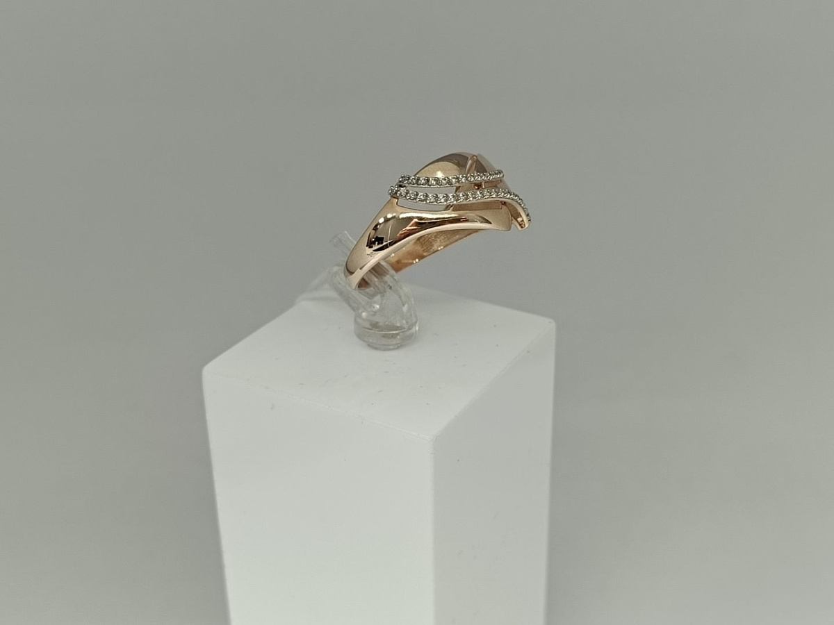 КОЛКМИ585 КОЛЬЦО С КАМНЯМИ (Au 585)