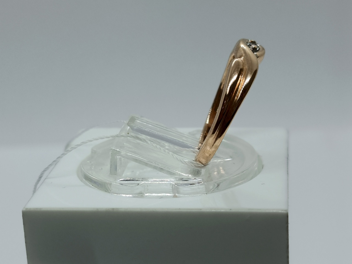 КОЛКМ585 КОЛЬЦО С КАМНЕМ (Au 585) КОЛКМ585 КОЛЬЦО С КАМНЕМ (Au 585)