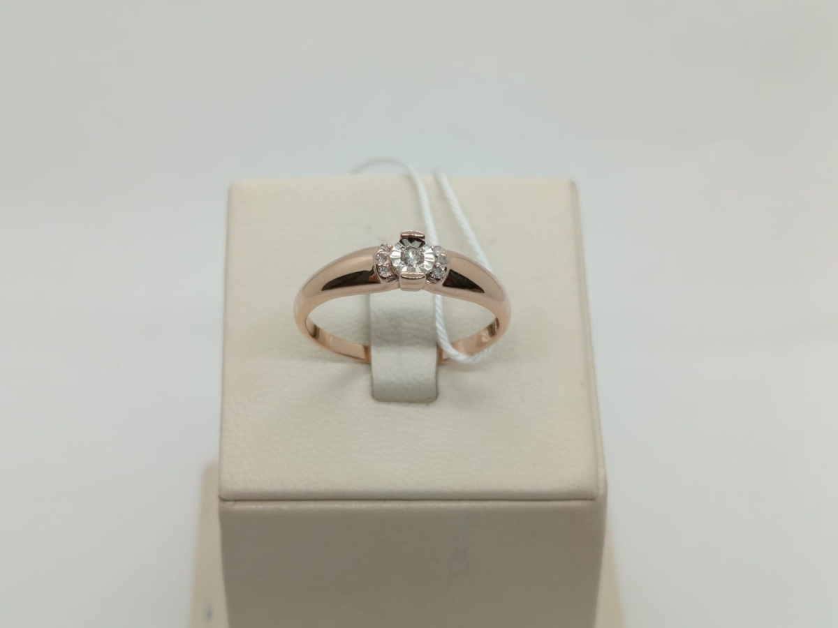 КОЛЬЦО БРИЛЛИАНТ Au 585