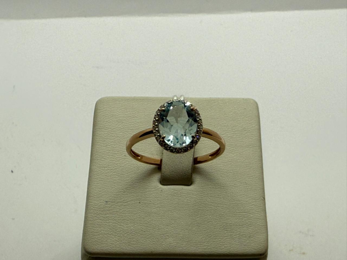 КОЛКМИ585 КОЛЬЦО С КАМНЯМИ (Au 585)