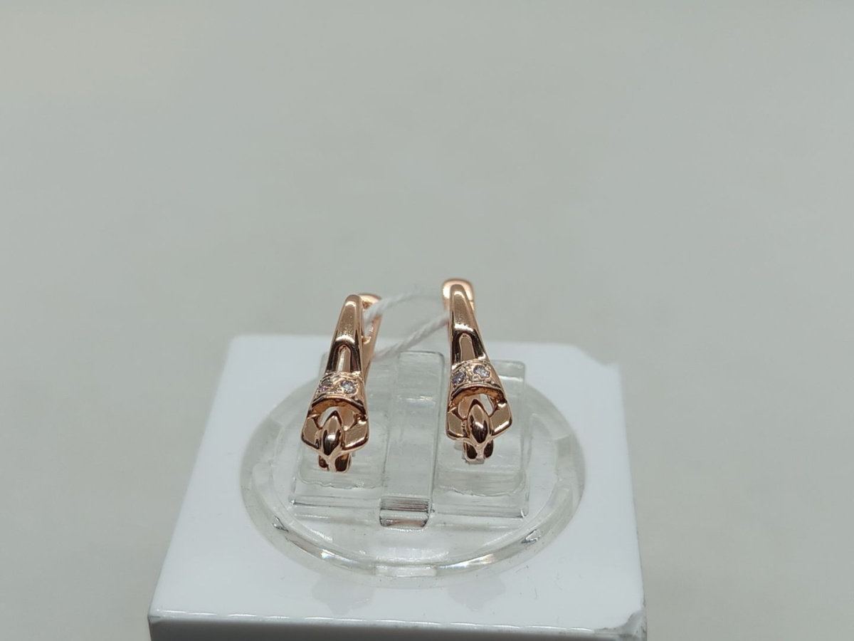 СЕРЬГИ С КАМНЯМИ (Au 585)