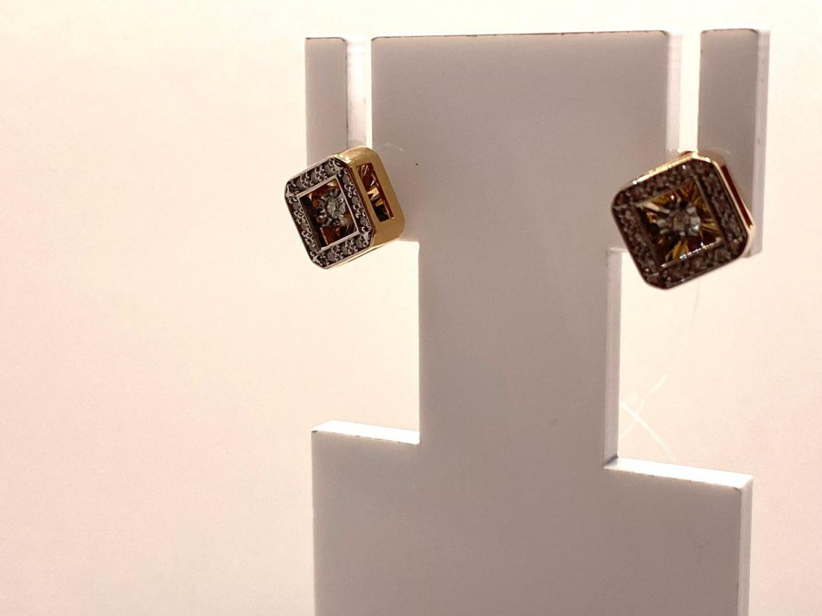 СЕРЬГИ БРИЛЛИАНТ (Au 585)