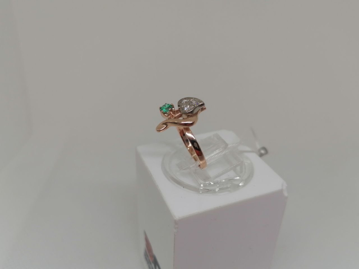 КОЛКМИ585 КОЛЬЦО С КАМНЯМИ (Au 585)