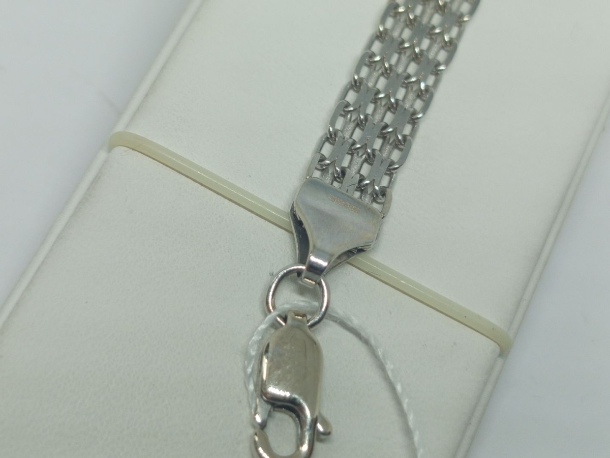 БЛБМ585 БРАСЛЕТ ПОЛНОВЕСНЫЙ Бисмарк машинный (Au 585)