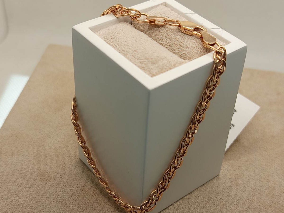 БРАСЛЕТ ПУСТОТЕЛЫЙ Нона (Au 585)