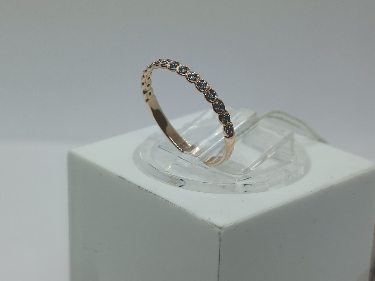 КОЛКМИ585 КОЛЬЦО С КАМНЯМИ (Au 585)