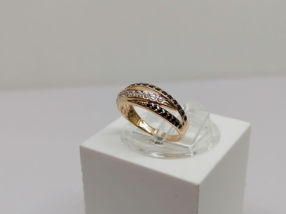 КОЛКМИ585 КОЛЬЦО С КАМНЯМИ (Au 585)