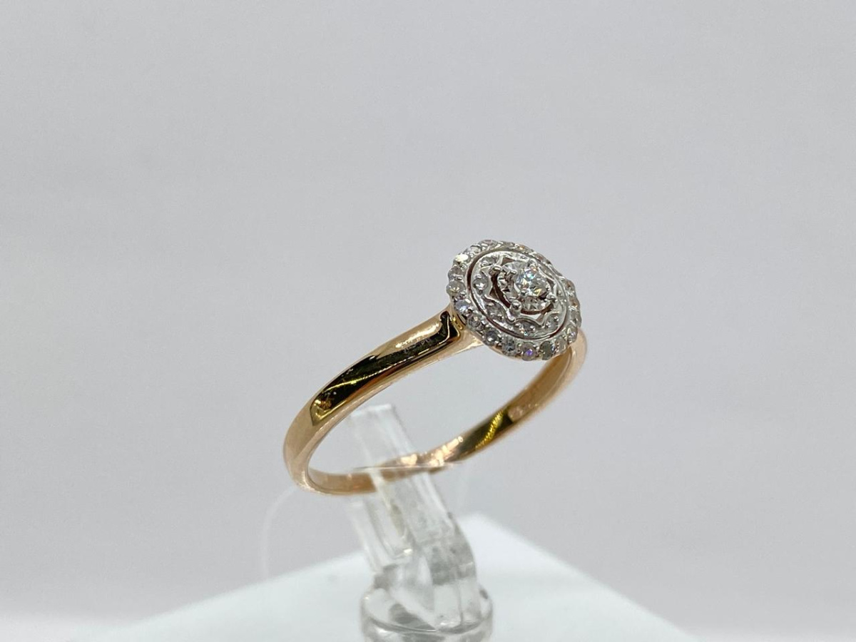 КОЛЬЦО БРИЛЛИАНТ (Au 585)