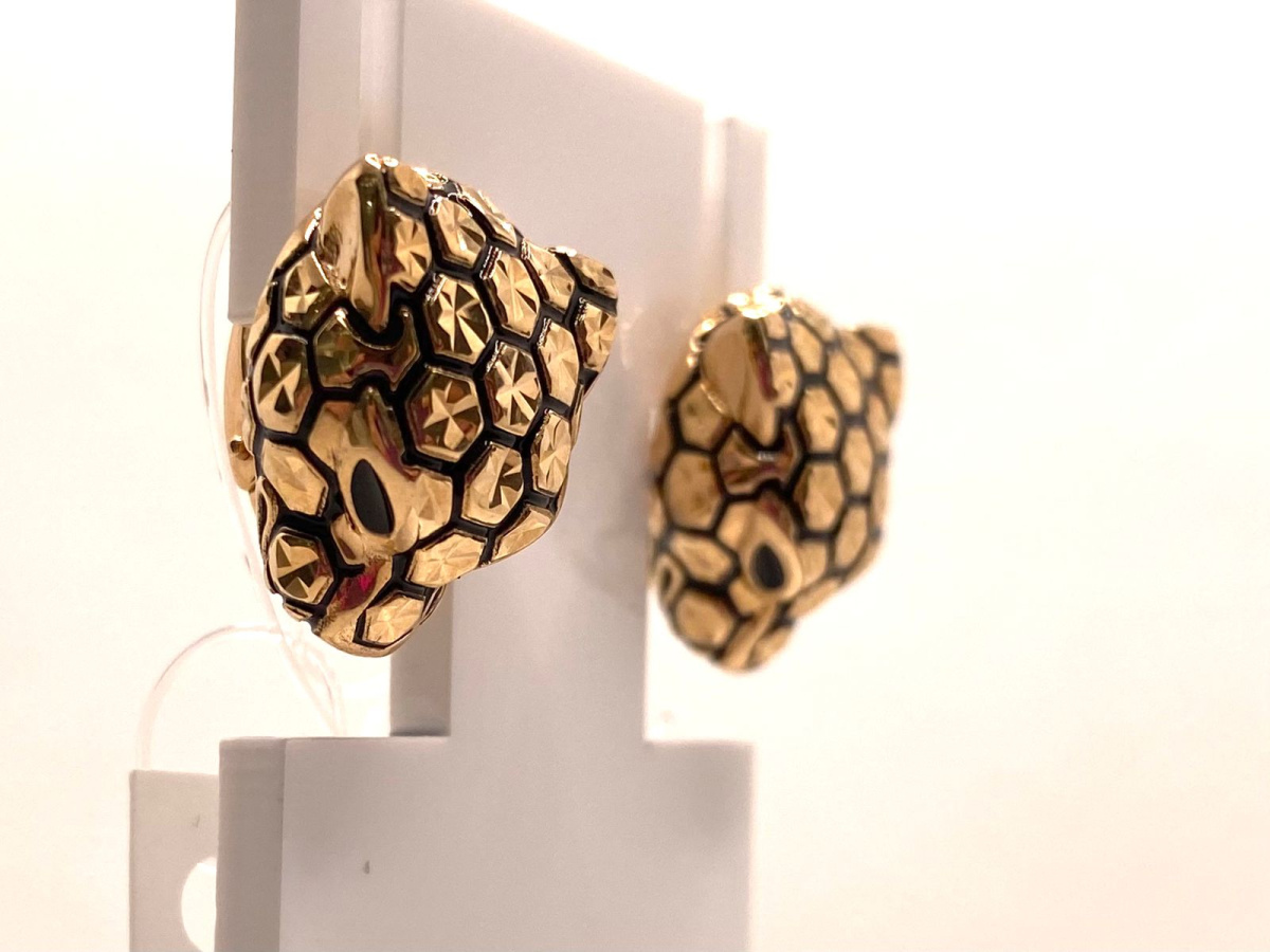 СЕРЬГИ ЭМАЛЬ (Au 585)