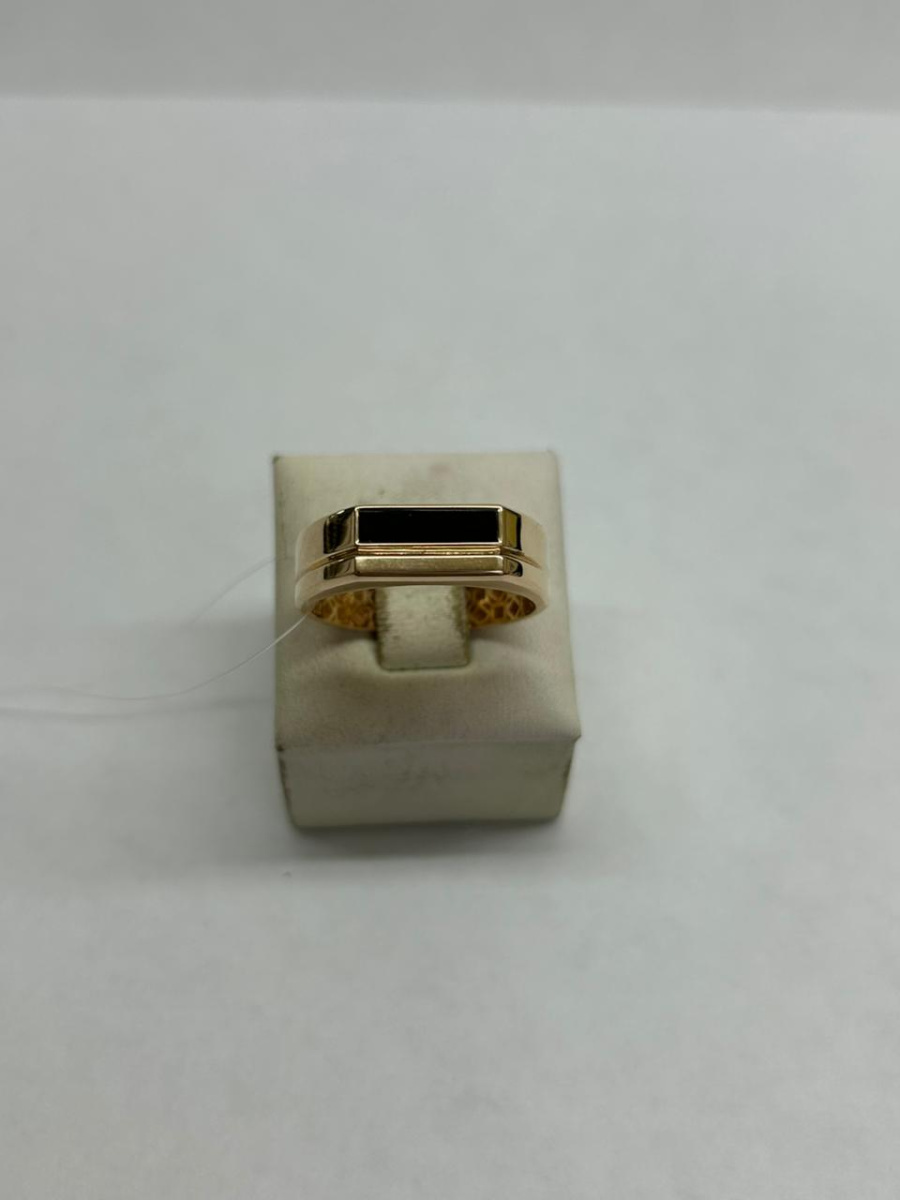 КОЛЬЦО ПЕЧАТКА с камнем (Au 585)