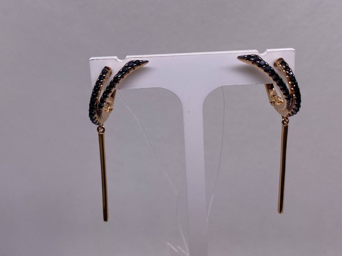 04-62-0426-04 СЕРЬГИ С КАМНЯМИ (Au 585)