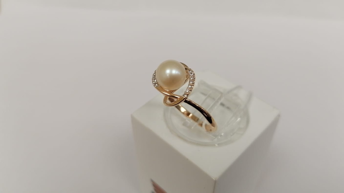 КОЛКМИ585 КОЛЬЦО С КАМНЯМИ (Au 585)