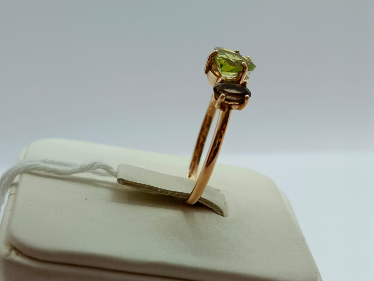 КОЛКМИ585 КОЛЬЦО С КАМНЯМИ (Au 585)