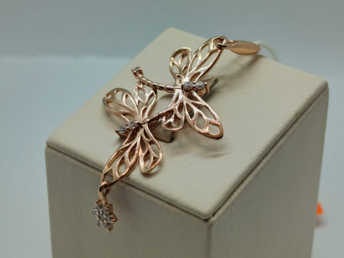 ПОДВЕСКА С КАМНЯМИ (Au 585)