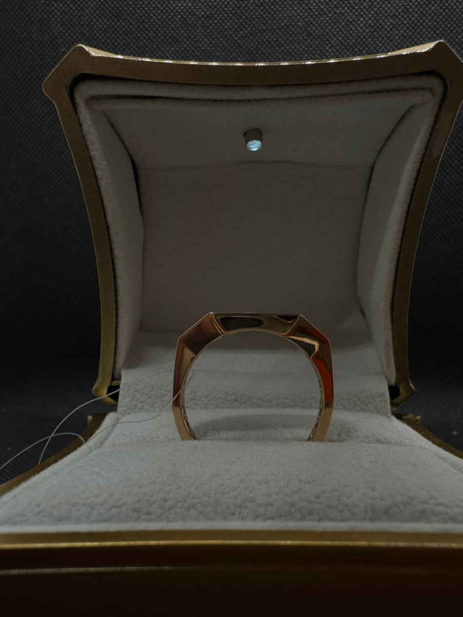 КОЛЬЦО ПЕЧАТКА с камнем (Au 585)