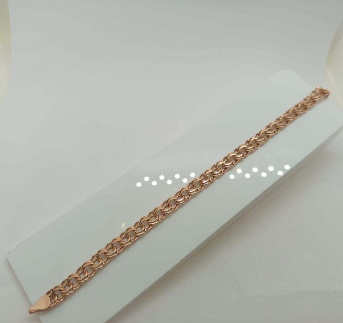 БРАСЛЕТ ПУСТОТЕЛЫЙ Бисмарк (Au 585)