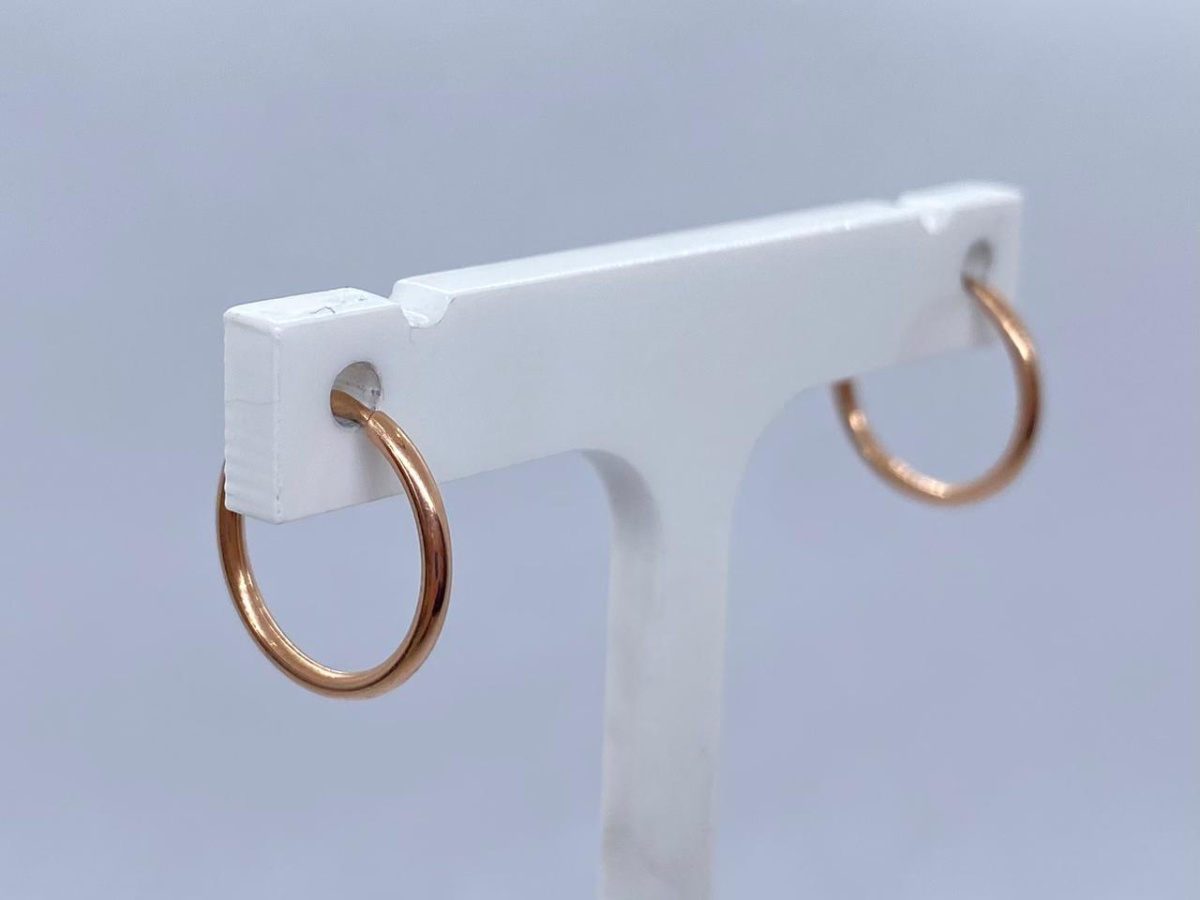 51-124-01587-1 СЕРЬГИ КОНГО без камня (Au 585)