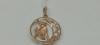ПОДЗЗТ585 ПОДВЕСКА ЗНАК ЗОДИАКА ТЕЛЕЦ (Au 585)