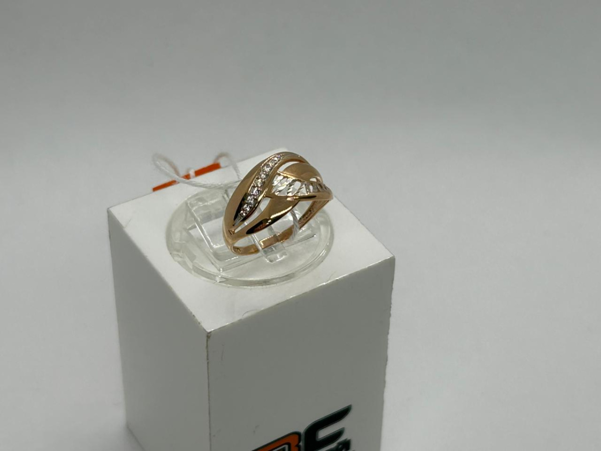 КОЛКМИ585 КОЛЬЦО С КАМНЯМИ (Au 585)