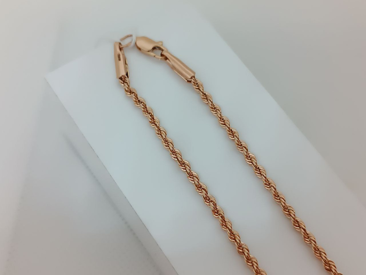 ЦЕПЬ ПОЛНОВЕСНАЯ Веревка (Au 585)