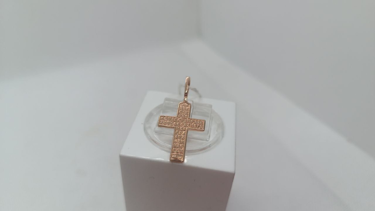 ПОДКБК585 ПОДВЕСКА КРЕСТ БЕЗ КАМНЯ (Au 585) ПОДКБК585 ПОДВЕСКА КРЕСТ БЕЗ КАМНЯ (Au 585)