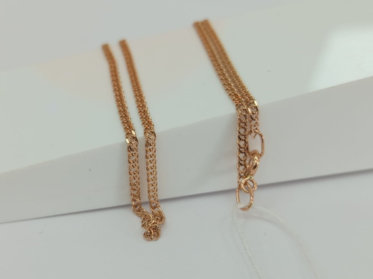 ЦЛР2585 ЦЕПЬ ПОЛНОВЕСНАЯ Ромб двойной (Au 585)