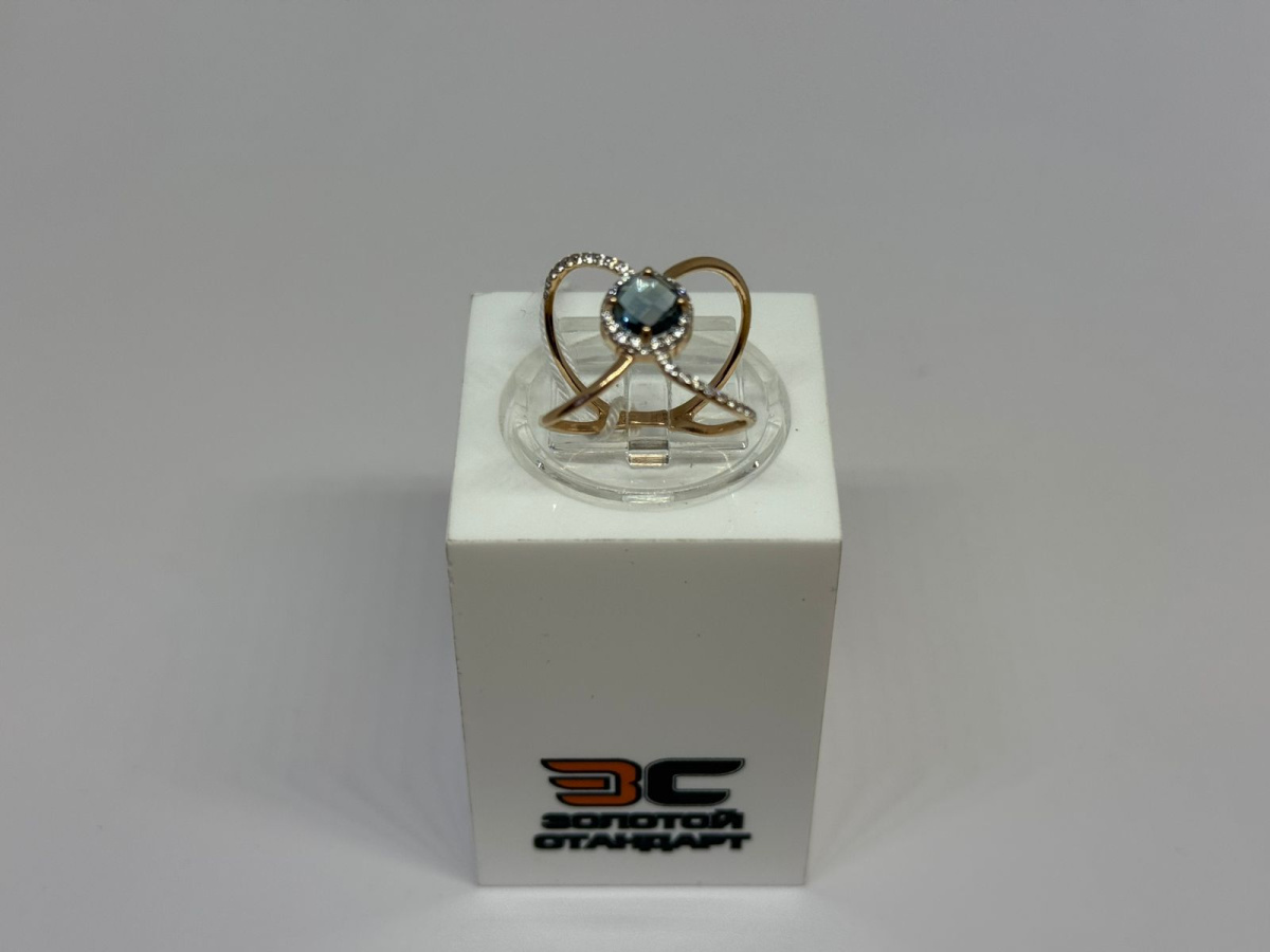 КОЛКМИ585 КОЛЬЦО С КАМНЯМИ (Au 585)