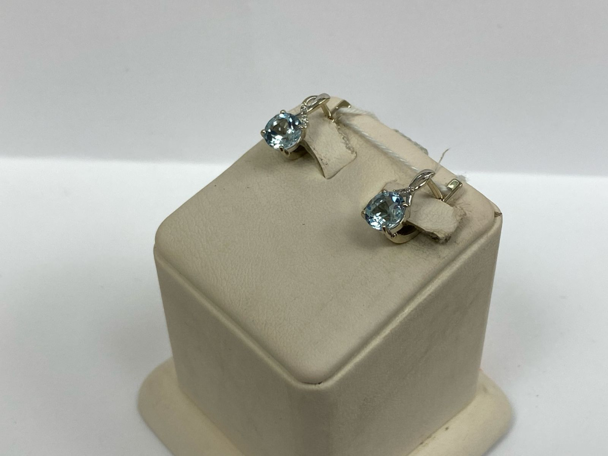 СЕРЬГИ С КАМНЯМИ (Au 585)