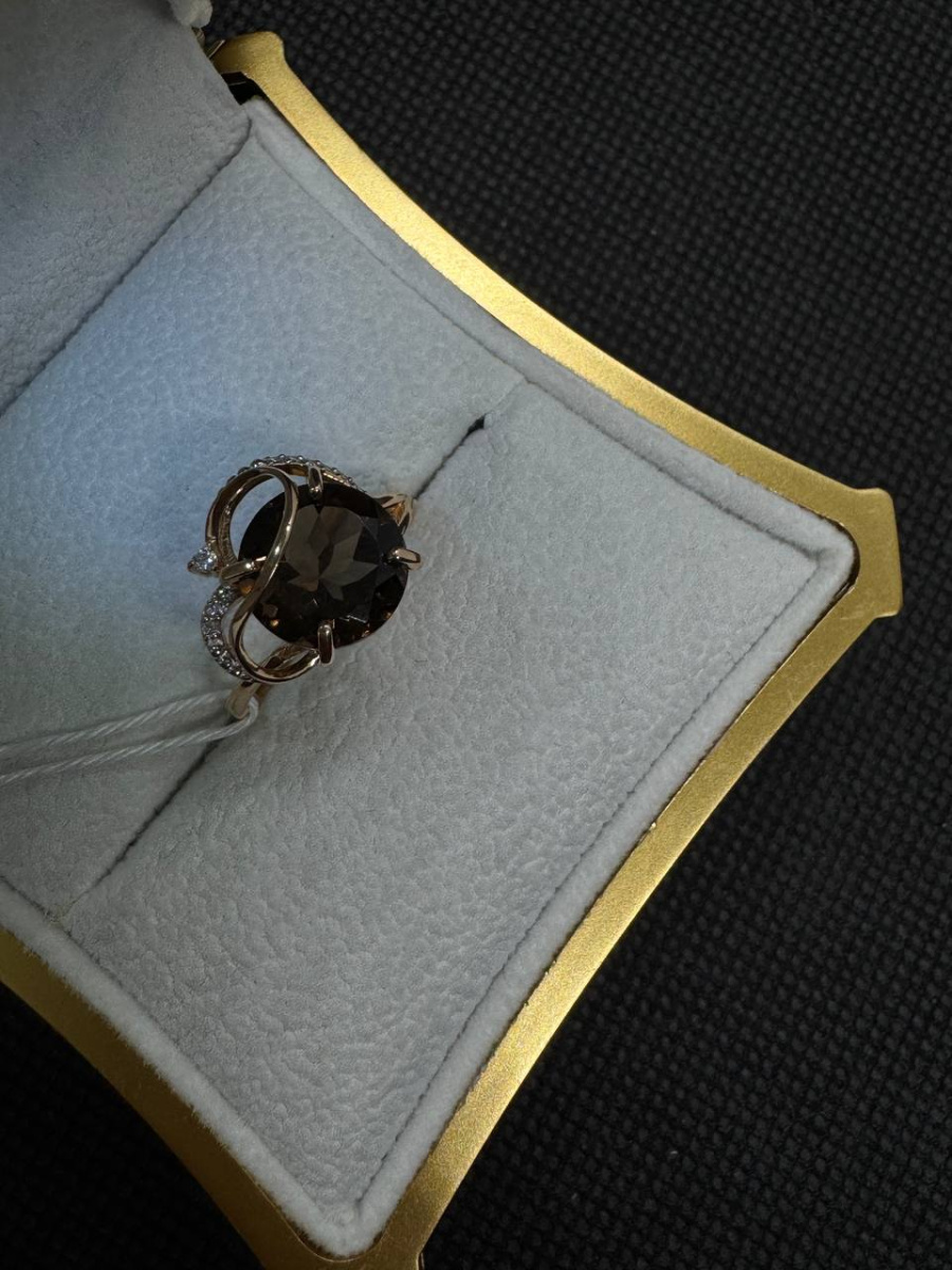 КОЛКМИ585 КОЛЬЦО С КАМНЯМИ (Au 585)